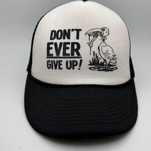 COBRA "Don't Ever Give Up!" Pelican Graphic Trucker Hat Adjustable Mesh Back Cap